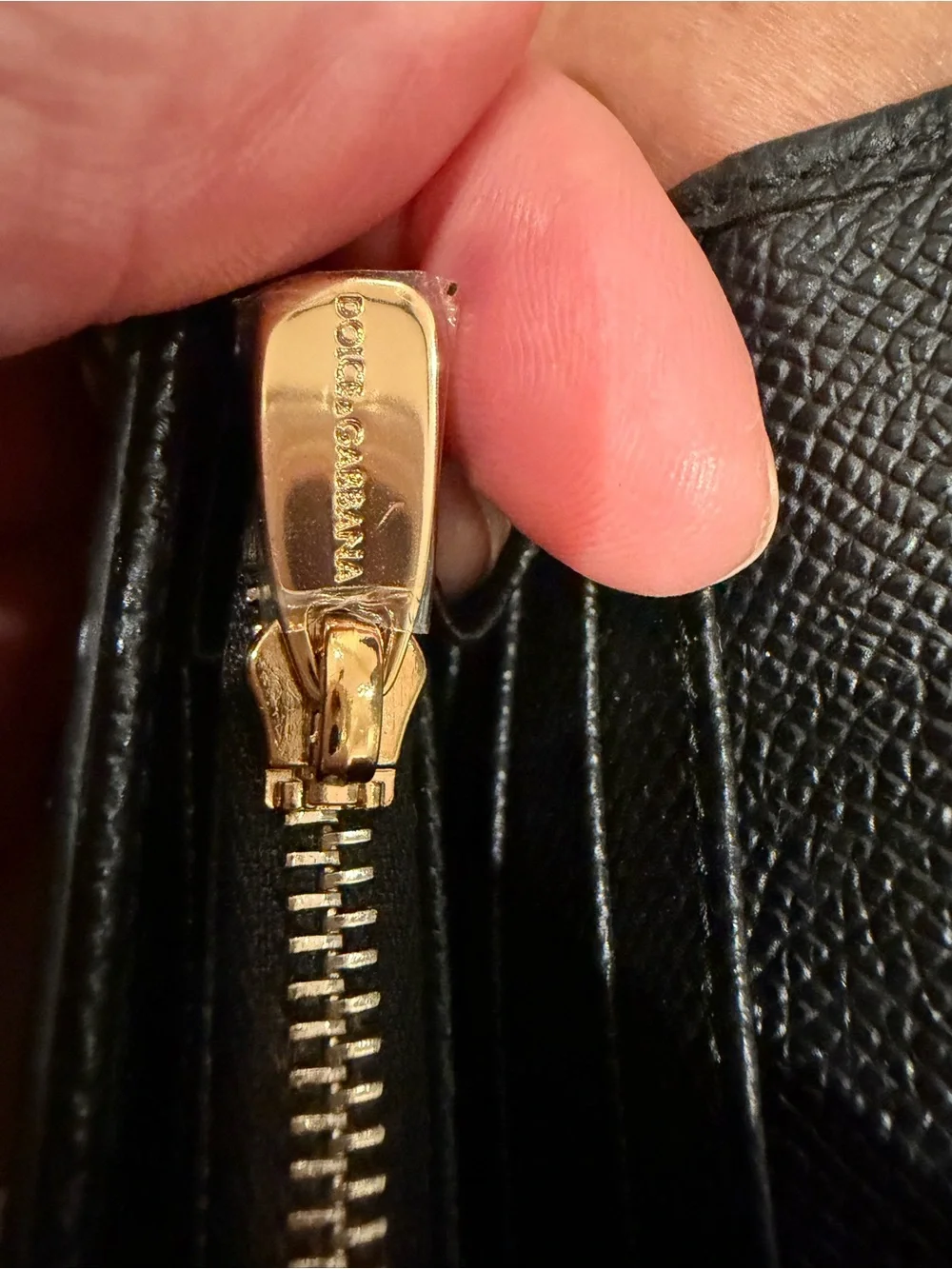 Dolce & Gabbana Brown Leopard Print & Pink Accent Key/Card Holder